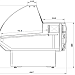 Холодильная витрина SIGMA 1200 V basic - IN (715)