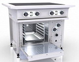 Плита электрическая 4-х конфорочная с жарочным шкафом ПЭ-4 ЖШ OPTILINE