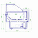 Холодильная витрина SIGMA 1900 L BASIC CUBE - IN (685)