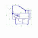 Холодильная витрина SIGMA 1500 M EXCLUSIVE CUBE - IN (875)