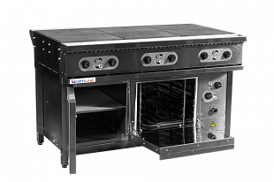 Плита электрическая 6-ти конфорочная с жарочным шкафом ПЭ-6 ЖШ OPTILINE