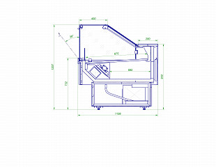 Холодильная витрина SIGMA 1900 V EXCLUSIVE CUBE - IN (875)