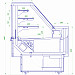 Витрина SIGMA 1900 M К exclusive CUBE — IN (836)