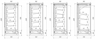 Холодильная горка ALPHA 1250/80 - OUT (1000)